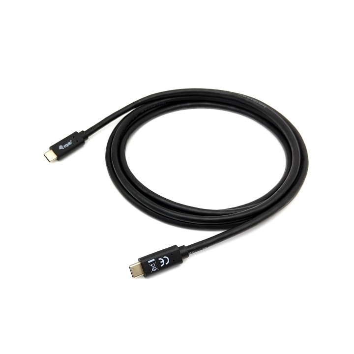 Cable EQUIP USB-C/M a USB-C/M 2m Negro (128347)