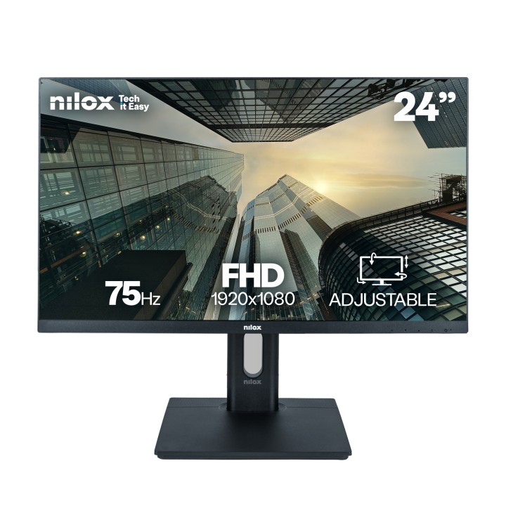 Monitor NILOX 24" IPS FHD 75Hz WebCam (NXM24REGWEB01)