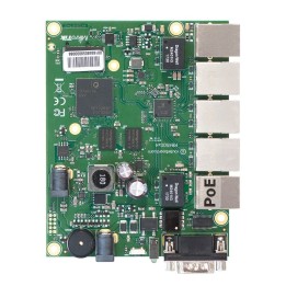 Router Mikrotik RB450Gx4 Alámbrico Gigabit Ethernet 716MHz 1024MB MicroSD Verde