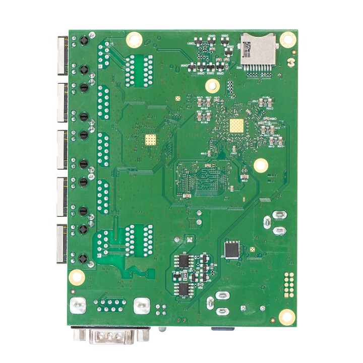 Router Mikrotik RB450Gx4 Alámbrico Gigabit Ethernet 716MHz 1024MB MicroSD Verde