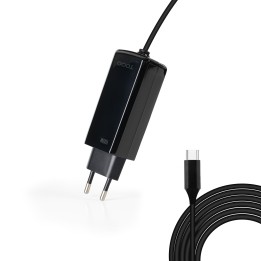 Cargador TooQ USB-C 100W Negro (TQLC-USBCGAN100PD-C)