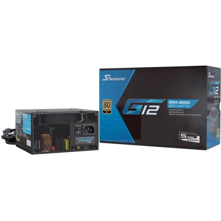 Seasonic G12 GM-850 2024 850W 80 Plus Gold Semimodular