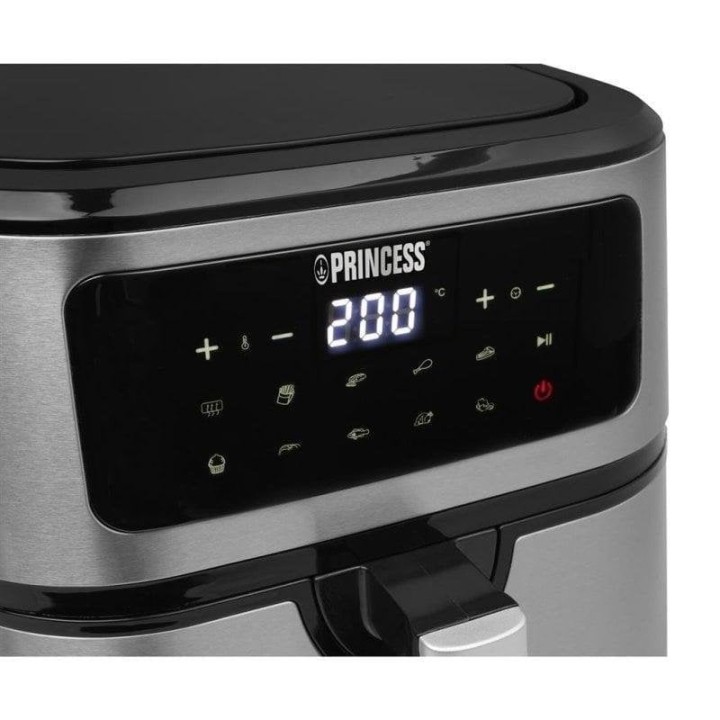Princess 183043 Freidora de Aire sin Aceite 7L 1800W Acero Inoxidable
