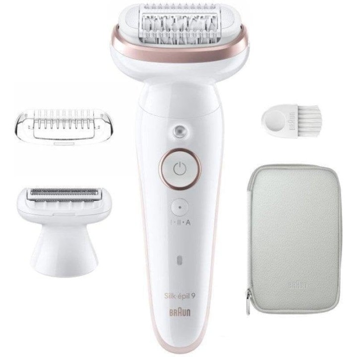 Braun Silk-épil 9 Wet & Dry Depiladora Eléctrica Blanco