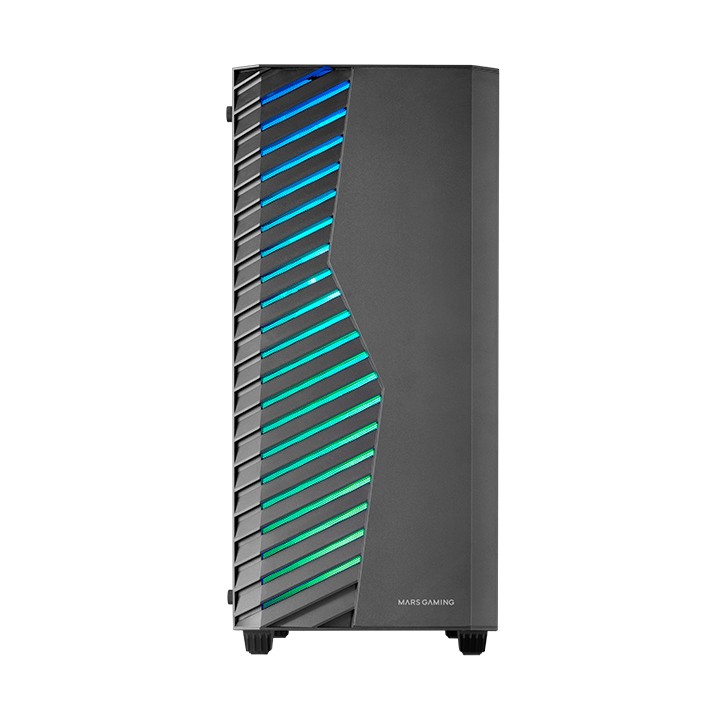 Caja Mars Gaming ARGB ATX mATX Mini-ITX Negra (MCVOLT)