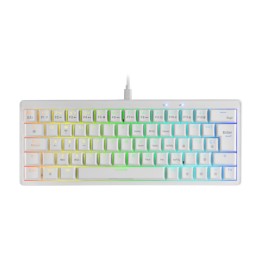 Teclado Mars Gaming RGB USB-C Blanco (MKMINIPROWBES)