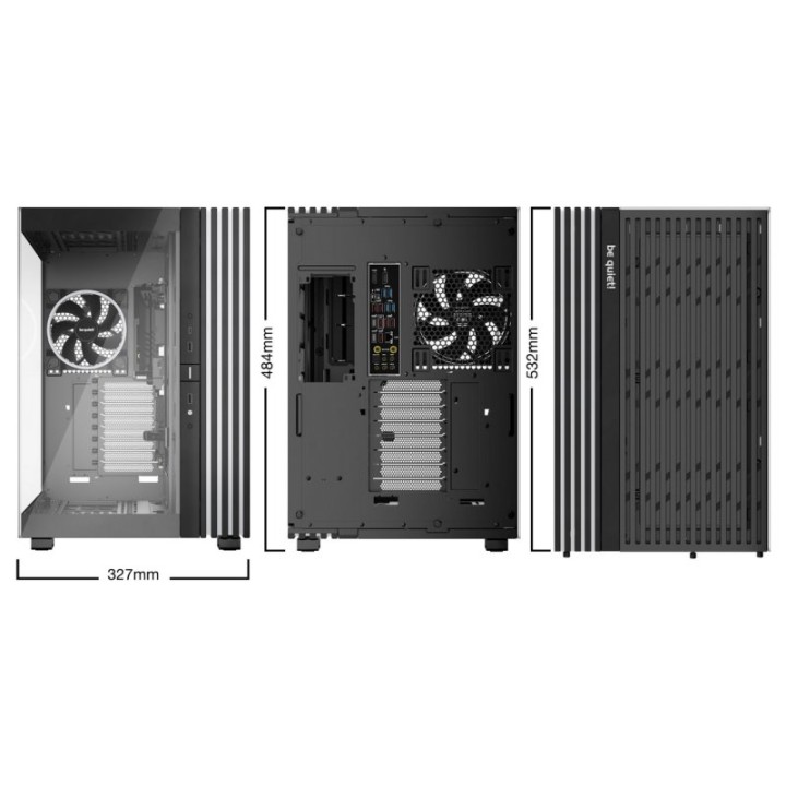be quiet! LIGHT BASE 900 FX ARGB Full Tower E-ATX Doble Cristal Templado USB-C Negra
