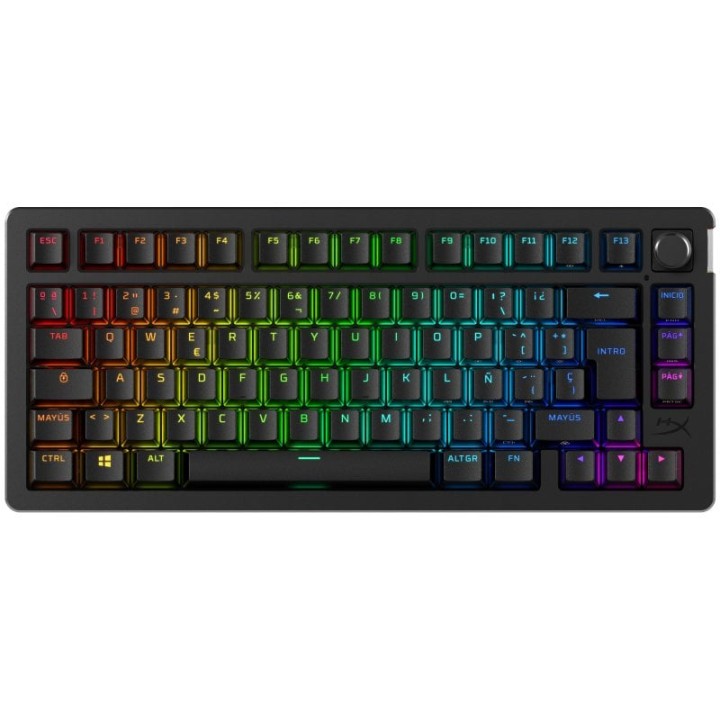 HyperX Alloy Rise 75 Teclado Gaming Inalámbrico RGB Negro