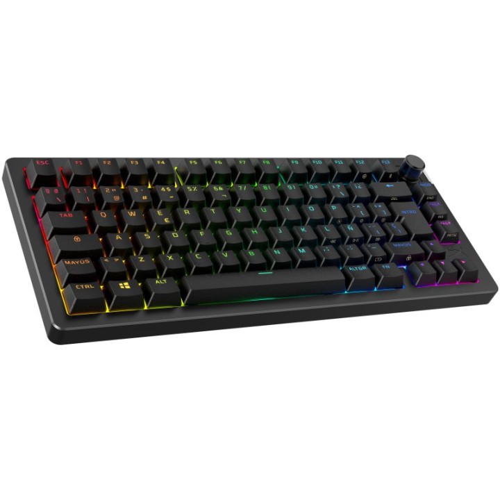 HyperX Alloy Rise 75 Teclado Gaming Inalámbrico RGB Negro