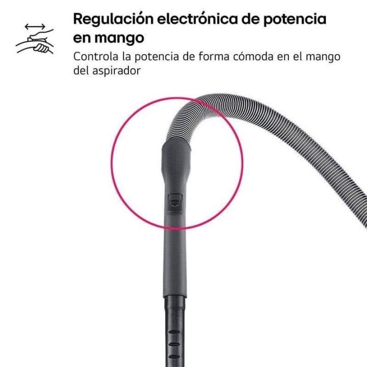 LG VC5506NHTB Aspiradora Trineo Ciclónica sin Bolsa 650W Negra/Azul