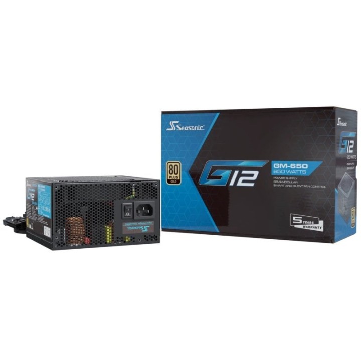 Seasonic G12 GM-650 2024 650W 80 Plus Gold Semimodular