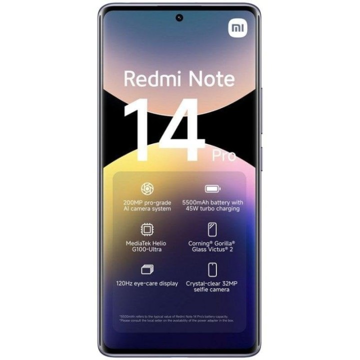 Xiaomi REDMI Note 14 Pro 4G 8GB 256GB 6.67" Morado Aurora