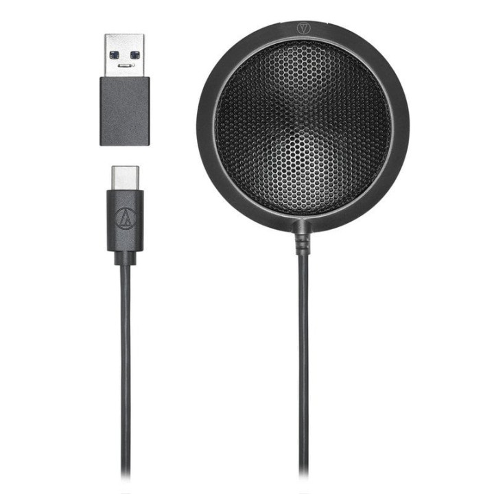 Audio-technica ATR4697-USB Micrófono de Superficie de Condensador para Videoconferencias