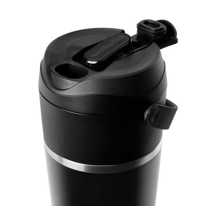 Nutribullet Flip Batidora de Vaso Portátil 0.59L con Batería 11.1V USB-C Negra