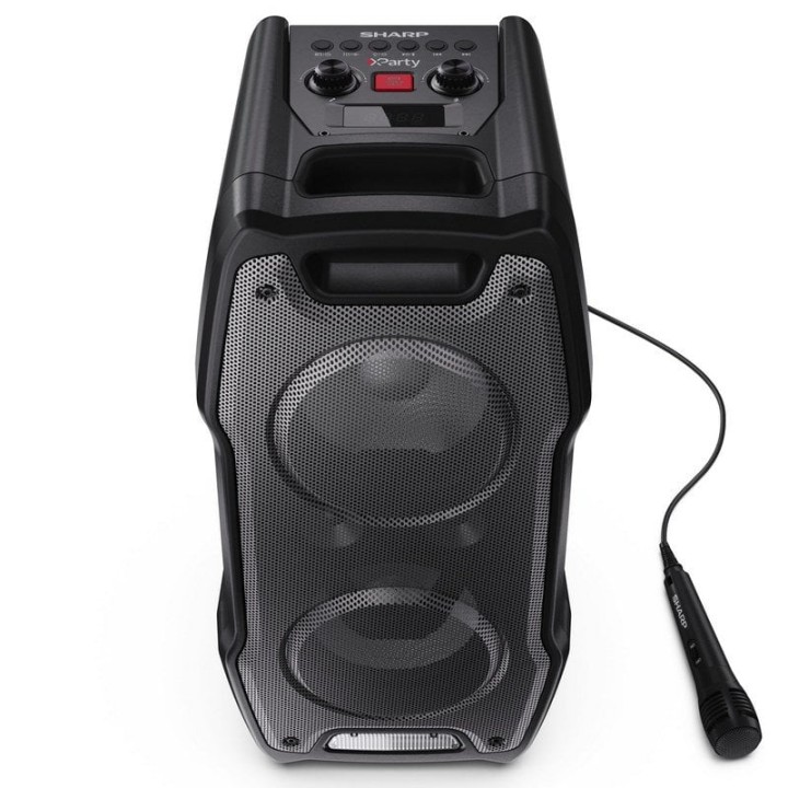 Sharp XParty Sing Altavoz para Fiestas Portátil Bluetooth con Micrófono y Luz RGB 180W Negro