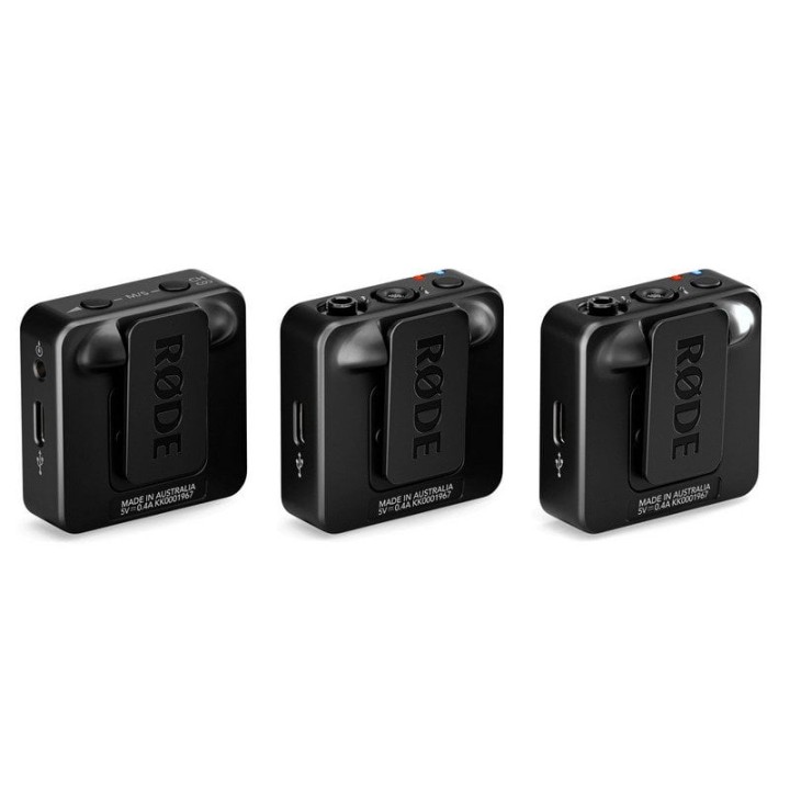 Rode Wireless GO (Gen 3) Sistema de Micrófono Inalámbrico Compacto para Cámaras y Móviles Negro