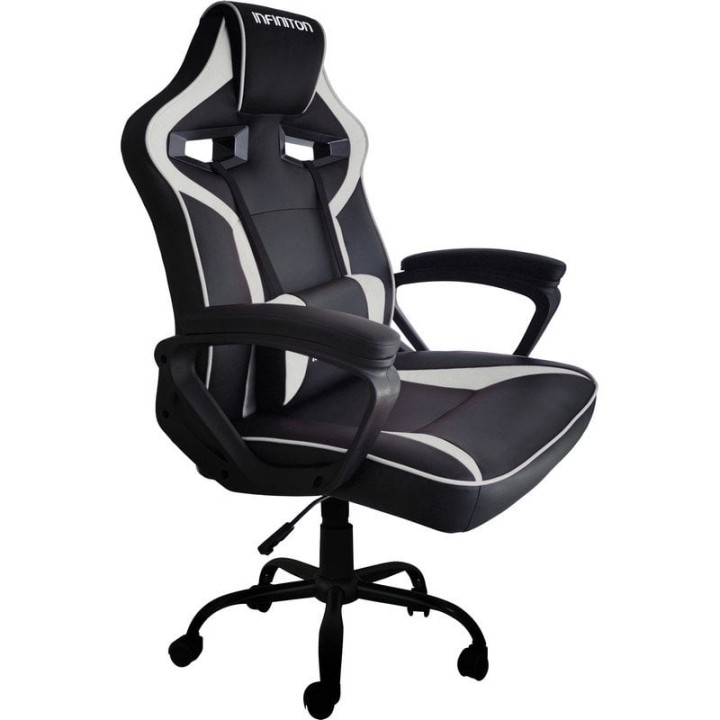Infiniton GSEAT-TS Silla Gaming con Respaldo Reclinable hasta 120kg Plateado