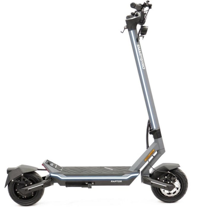 Smartgyro Raptor Evo LR Patinete Eléctico 1000W 75km 20.000mAh Doble Suspensión Homologado DGT