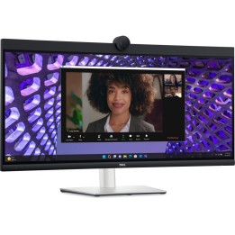 Dell P Series P3424WEB 34.1" LED IPS UltraWide UltraHD 4K Altura Ajustable Curva USB-C Webcam