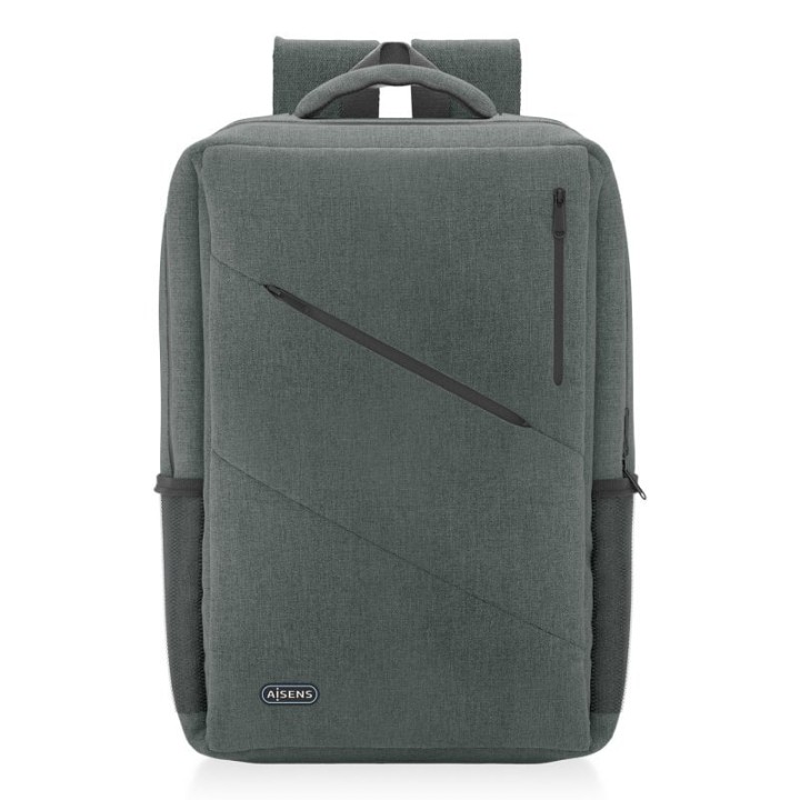 Aisens ASBG-BP085-GR Mochila Urbana y de Oficina para Portátiles hasta 15.6" Gris