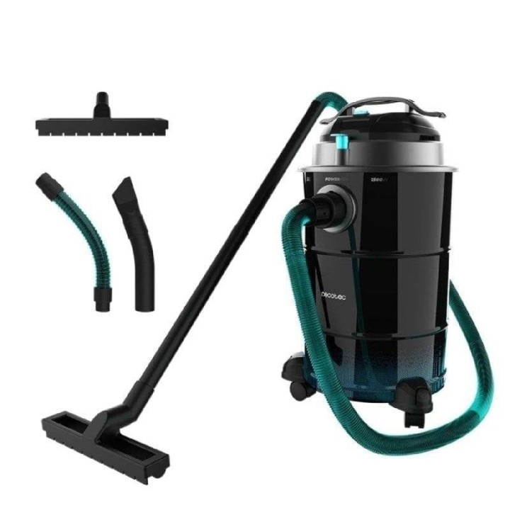 Cecotec Conga Ash 6000 EasyGo Home XL Cecotec Aspirador de cenizas y de pelets 1500 W 30L Negro/Azul
