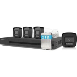 EZVIZ H3K PoE 4K Kit 4 Cámaras de Vigilancia UltraHD 4K + X5K NVR + 2TB