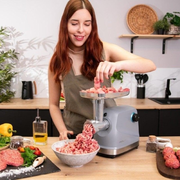 Cecotec Crusher 1400 Steel Picadora Electrica 1360 W Inox