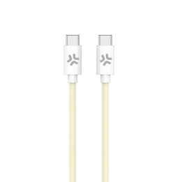 Cable CELLY USB-C a USB-C 1.5m Amarillo(USBCUSBCCOTTYL)