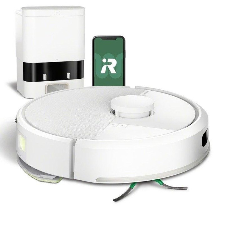 iRobot Roomba 105 Combo Robot Aspirador y Friegasuelos 7000Pa Blanco + Base de Autovaciado