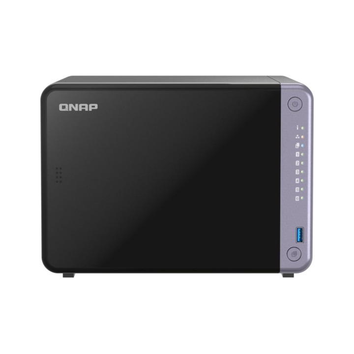 NAS Torre QNAP 6 bahías 4GB DDR4 2x10GbE Alpine AL-524 PCIe USB 3.2 TS-632X-4G