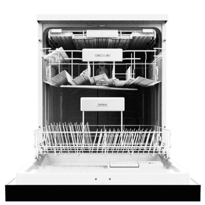 Cecotec Bolero Aguazero 6500 Lavavajillas 60Cm 15 Cubiertos 6 Programas C Blanco