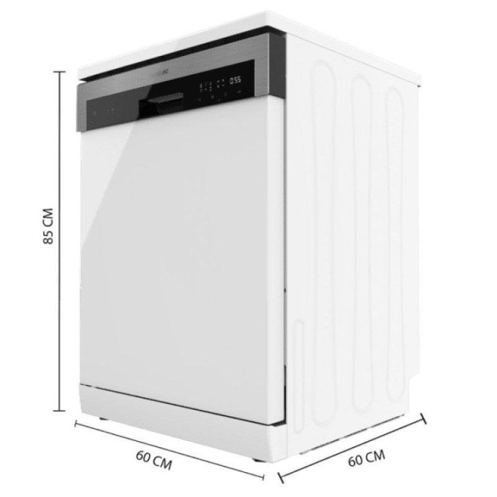 Cecotec Bolero Aguazero 6500 Lavavajillas 60Cm 15 Cubiertos 6 Programas C Blanco