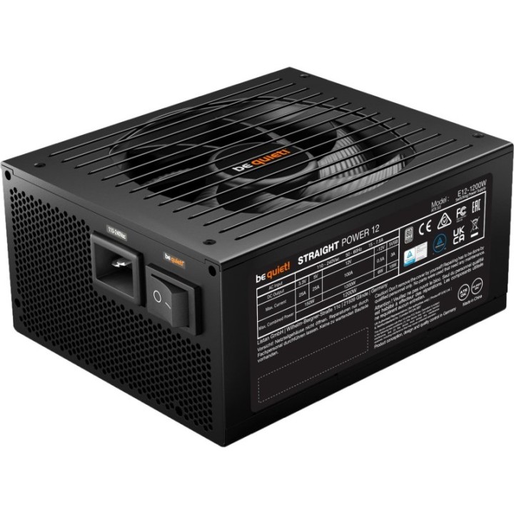 Be Quiet! Straight Power 12 ATX 3.1 PCIe 5.1 1200W 80 Plus Platinum Modular