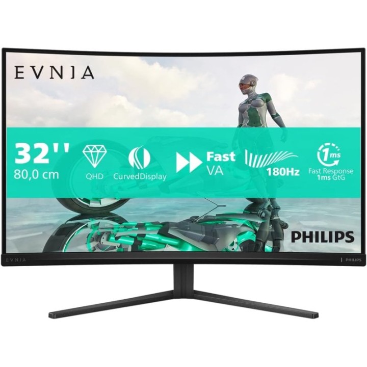Philips Evnia 3000 32M2C3500L/00 31.5" LED Fast VA QHD 180Hz Curva