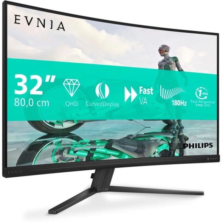 Philips Evnia 3000 32M2C3500L/00 31.5" LED Fast VA QHD 180Hz Curva