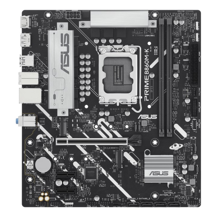 ASUS PRIME B860M-K: (LGA1851) 2DDR5 HDMNI DP Usb-A