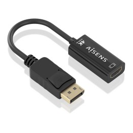Conversor AISENS DP/M a HDMI/H 15cm Negro (A125-0905)
