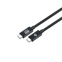 Cable CONCEPTRONIC USB-C M/M 240W 2m Negro (ETTA04B20)