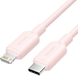 Cable Vention LAKPH USB 2.0 Tipo-C a Lightning 27W 2m Rosa