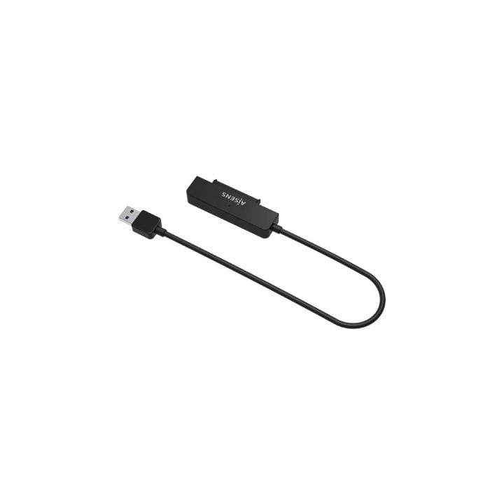 Aisens ASE-25A03B Adaptador USB 3.0 a SATA 2.5″ Disco Duro Negro