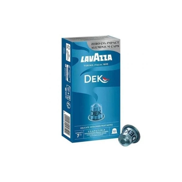 Cápsula café Lavazza Espresso Decaf Nespresso aluminio 10uds intensidad 7
