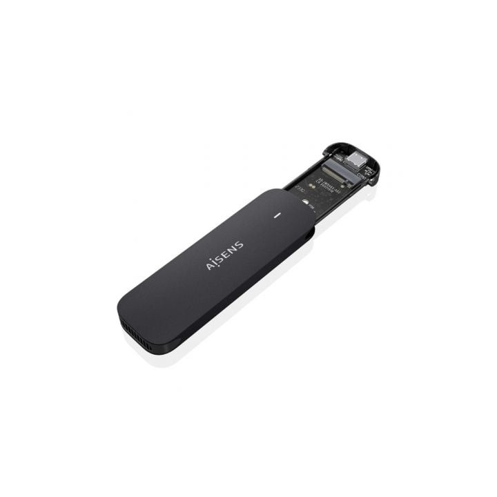 Caja externa M.2 NVMe AISENS ASM2-024B Aluminio Negro USB 3.2 Gen2 Plug and Play