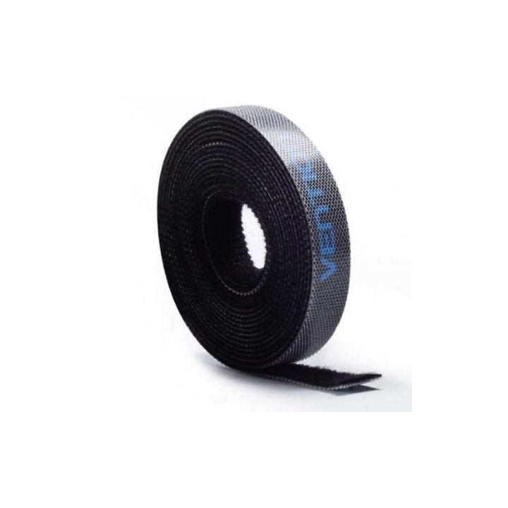 Brida organizadora Vention KAABJ 5m Nylon negro 11mm Antiadherente reutilizable