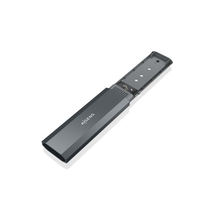 Caja Externa M.2 NVMe AISENS ASM2-029GR Aluminio Gris USB 3.2 Gen2 Sin tornillos Plug and Play
