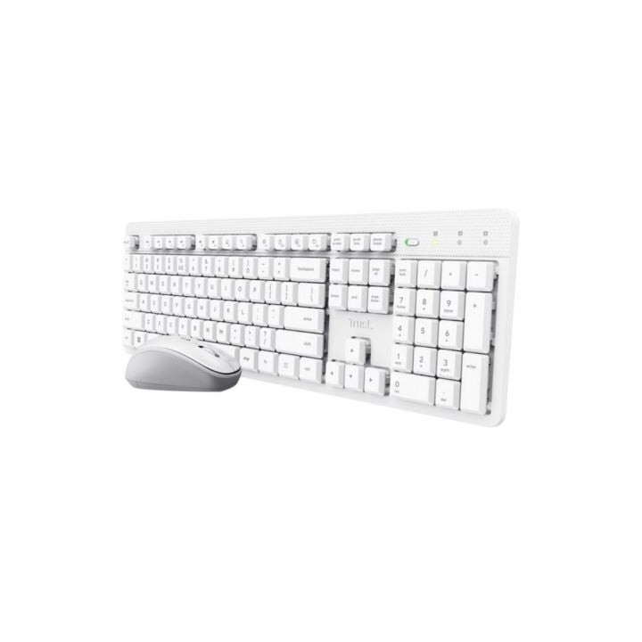 Teclado de membrana Trust Ody II Layout ES inalámbrico ratón silencioso USB pila