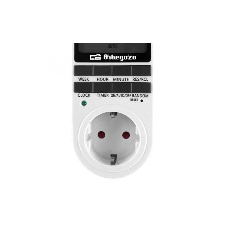 Programador Orbegozo PG 25 digital 24h 16 programas Anti-theft 3680W LCD