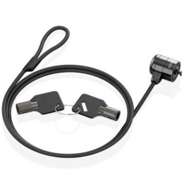 Cable de seguridad AISENS ASLK-D40K04-BK 1,5 m con cerradura de llave