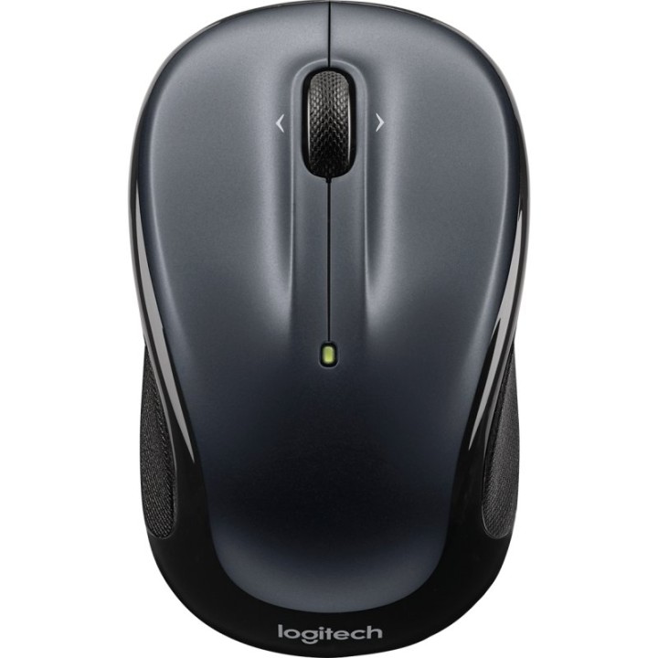 Ratón Logitech inalámbrico 1000 DPI Dark Silver ambidiestro 5 botones rueda