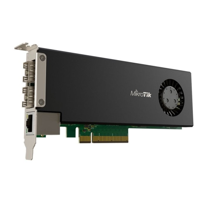 Tarjeta de Red Mikrotik CCR2004-1G-2XS-PCIe PCI Express 25G SFP28 4GB RAM RouterOS v7