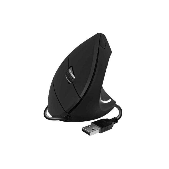 Ratón SUBBLIM con cable 1600 DPI Silent Click diseño vertical ergonómico 6 botones